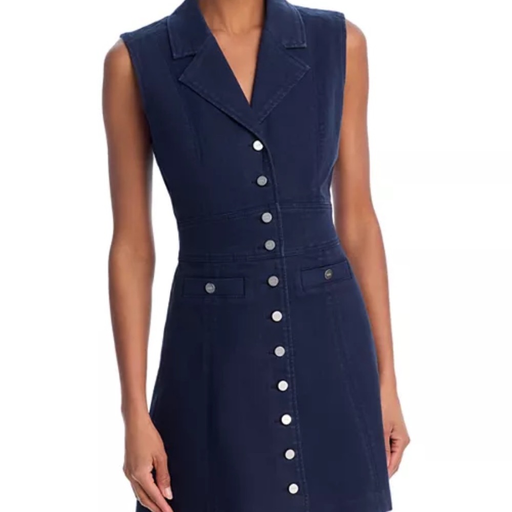 Paige Vida size 6 dress navy tide, only worn twice !